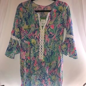Lilly Pulitzer Mermaids Cove Hollee Tunic Dress